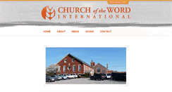 Desktop Screenshot of churchoftheword.com