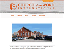 Tablet Screenshot of churchoftheword.com